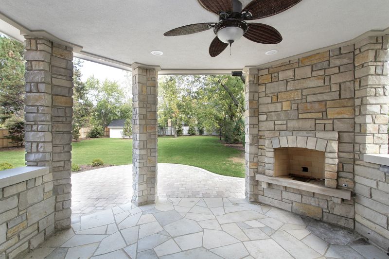 Stone Chimney Installation detail