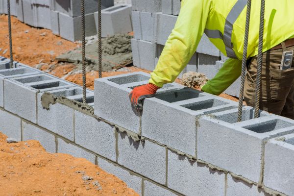 Concrete Blocks Installation in Ankeny