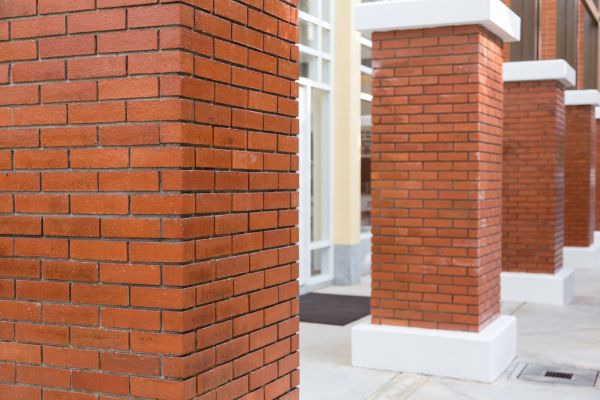 Brick Column Installation in Ankeny
