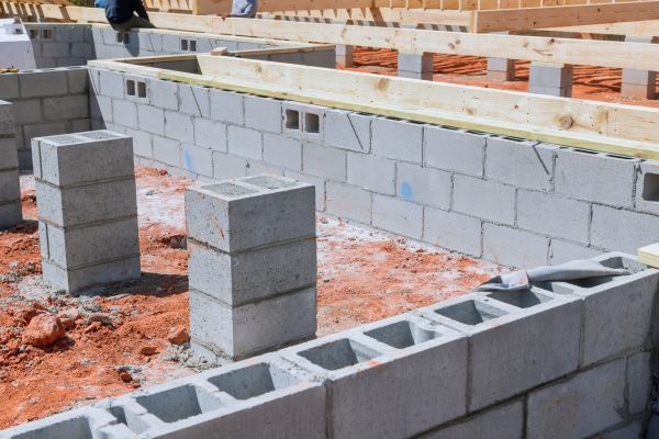 Cement Block Installation in Ankeny