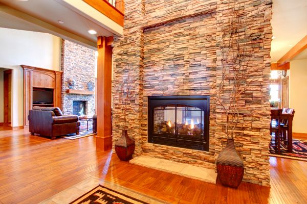 Stone Hearth Installation in Ankeny